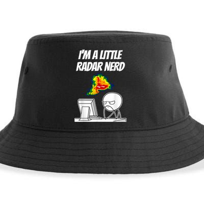 I’M A Little Radar Nerd Sustainable Bucket Hat