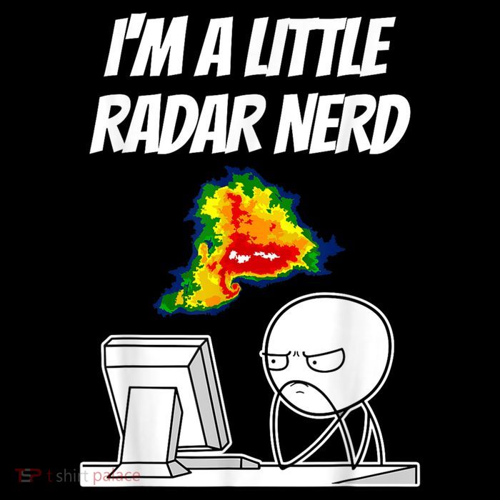I’M A Little Radar Nerd Drawstring Bag