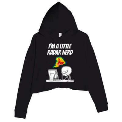 I’M A Little Radar Nerd Crop Fleece Hoodie