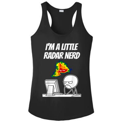 I’M A Little Radar Nerd Ladies PosiCharge Competitor Racerback Tank