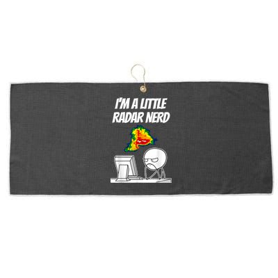 I’M A Little Radar Nerd Large Microfiber Waffle Golf Towel