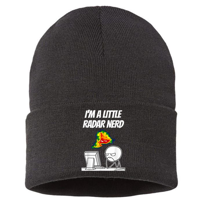 I’M A Little Radar Nerd Sustainable Knit Beanie