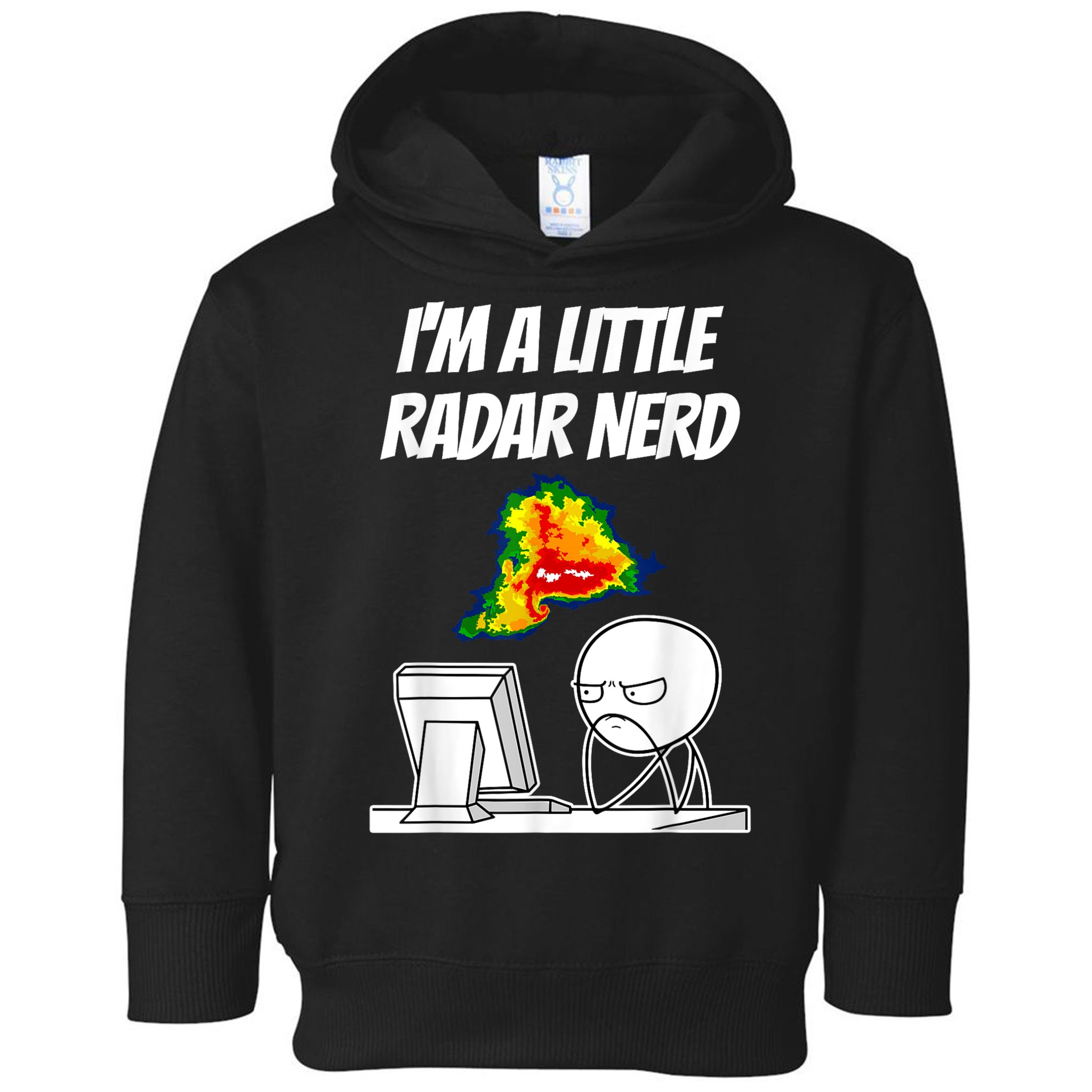 I’M A Little Radar Nerd Toddler Hoodie