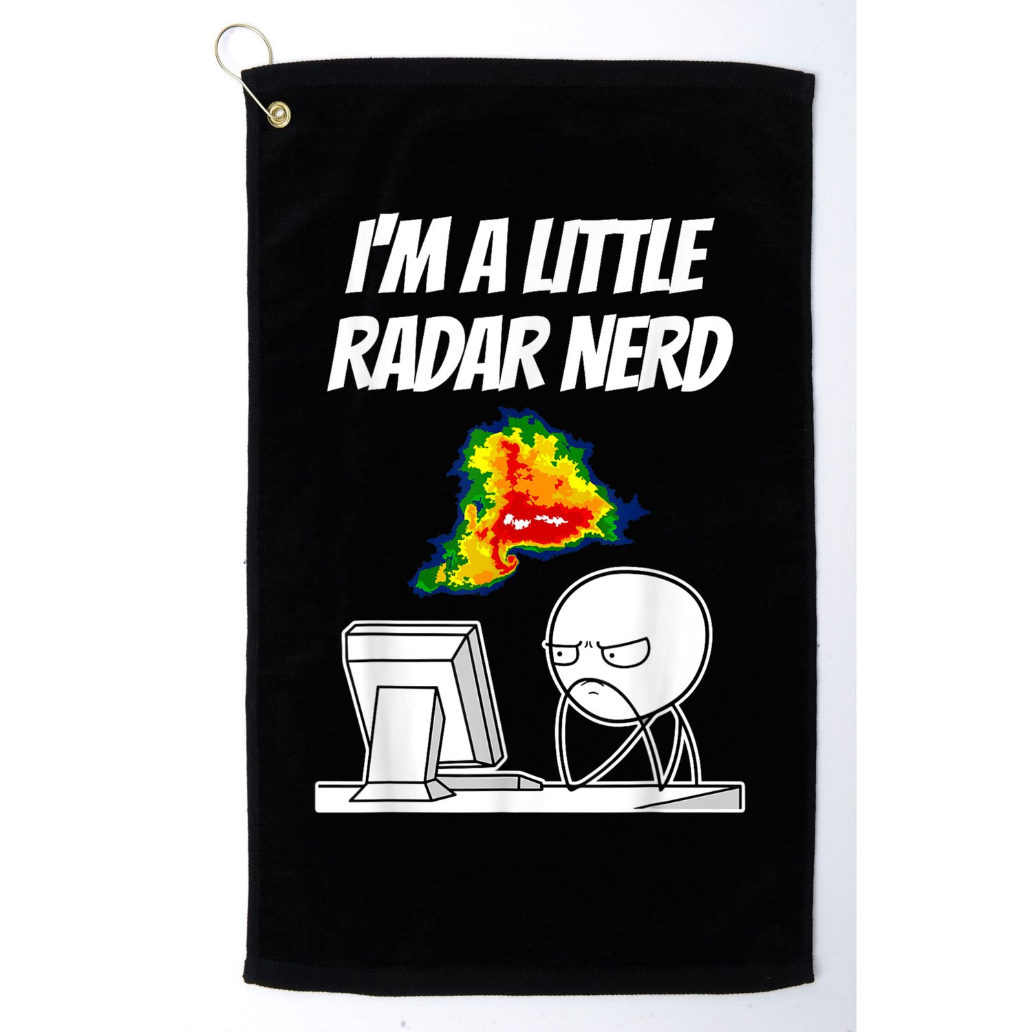 I’M A Little Radar Nerd Golf Towel