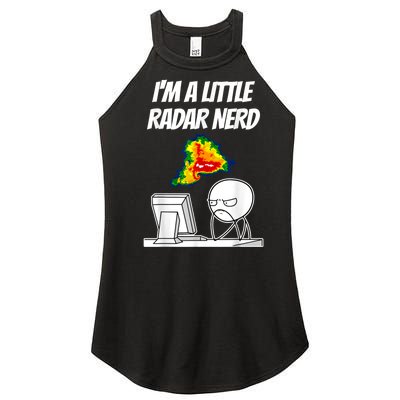 I’M A Little Radar Nerd Women’s Perfect Tri Rocker Tank