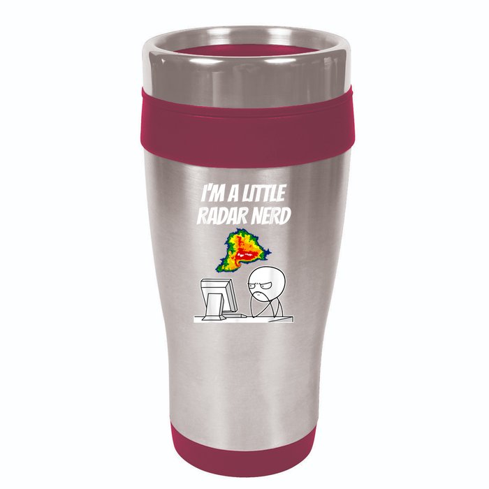 I’M A Little Radar Nerd 16oz Travel Tumbler