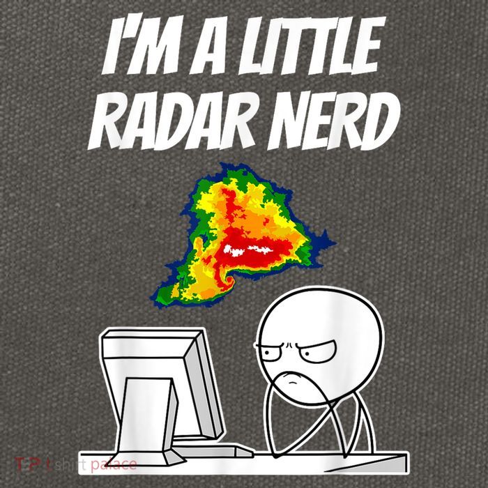 I’M A Little Radar Nerd Cotton Canvas Backpack