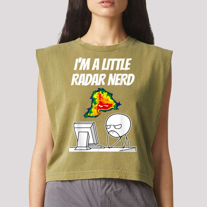 I’M A Little Radar Nerd Garment-Dyed Women's Muscle Tee