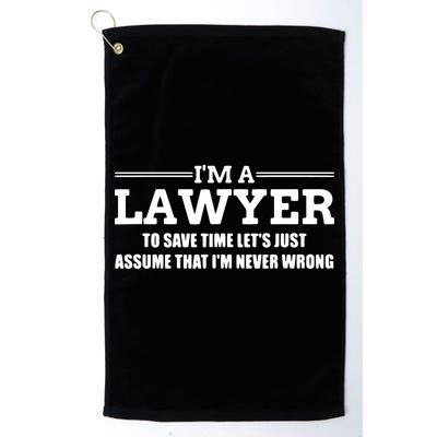 Im A Lawyer Attorney Legal And Gift Golf Towel