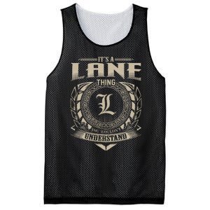 ItS A Lane Thing You WouldnT Understand Name Mesh Reversible Basketball Jersey Tank