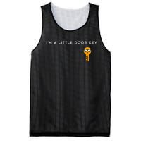 IM A Little Door Key Nerdy Bad Dorky Mom Dad Funny Costume Mesh Reversible Basketball Jersey Tank