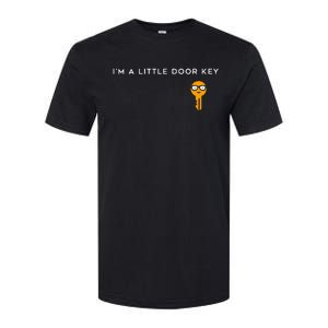 IM A Little Door Key Nerdy Bad Dorky Mom Dad Funny Costume Softstyle CVC T-Shirt