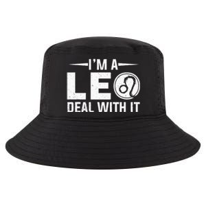 IM A Leo Deal With It Astrology Birthday Zodiac Cool Comfort Performance Bucket Hat