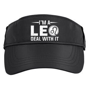 IM A Leo Deal With It Astrology Birthday Zodiac Adult Drive Performance Visor