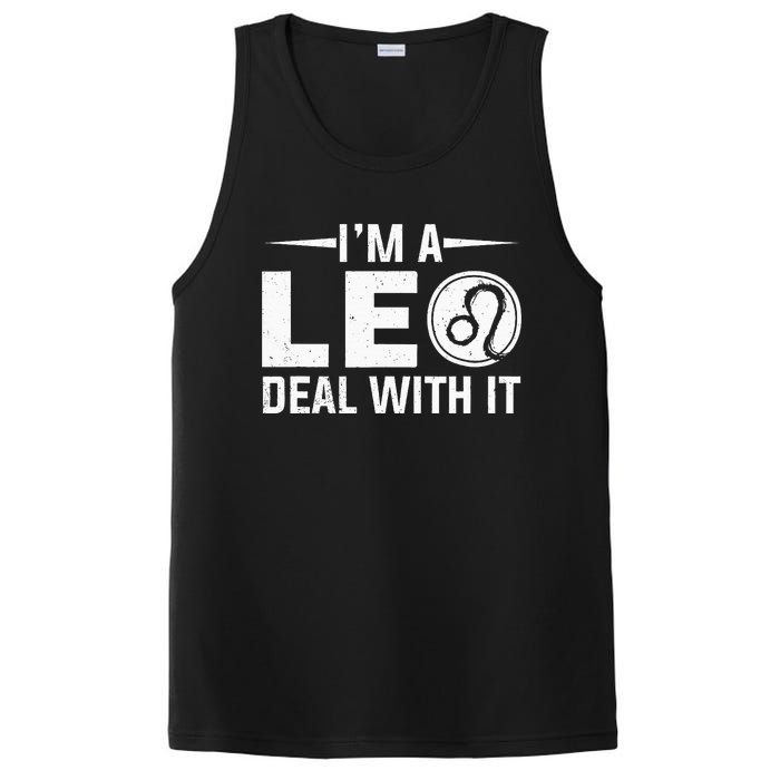 IM A Leo Deal With It Astrology Birthday Zodiac PosiCharge Competitor Tank