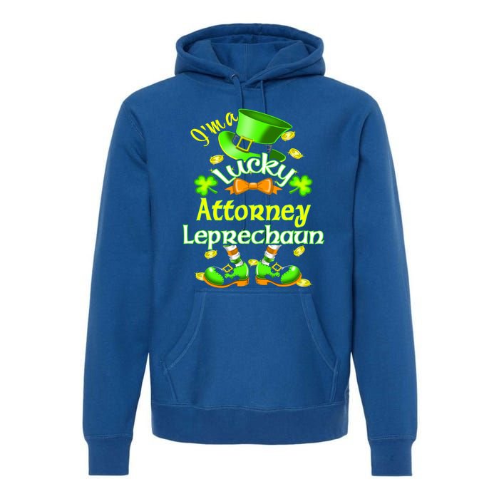 I'm A Lucky Attorney St Patrick's Leprechaun Costume Cool Gift Premium Hoodie