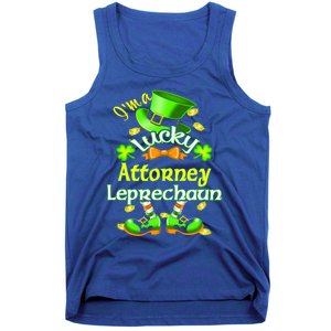 I'm A Lucky Attorney St Patrick's Leprechaun Costume Cool Gift Tank Top