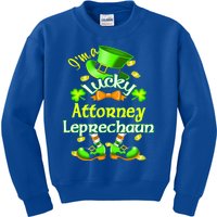 I'm A Lucky Attorney St Patrick's Leprechaun Costume Cool Gift Kids Sweatshirt