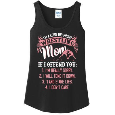 Im A Loud And Proud Wrestling Wresting Gifts Ladies Essential Tank