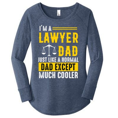 Im A Lawyer Dad Like A Normal Dad Just Much Cooler Funny Funny Gift Women's Perfect Tri Tunic Long Sleeve Shirt