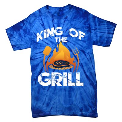 I Am Licence Griller King Of The Grill Illustration Graphic Gift Tie-Dye T-Shirt