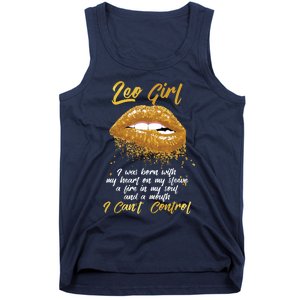 Im A Leo Girl Shirts Funny Birthday For Women Tank Top