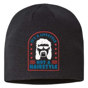 It's A Lifestyle Not A Hairstyle Mullet Pride Sustainable Beanie