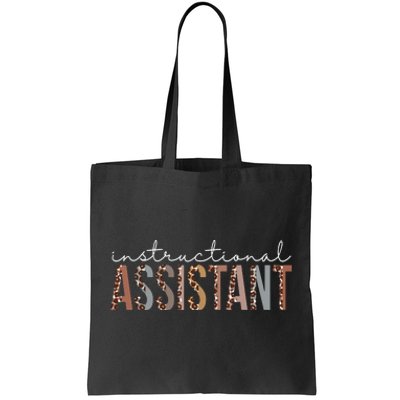 Instructional Assistant Leopard Appreciation Women For Work Tote Bag