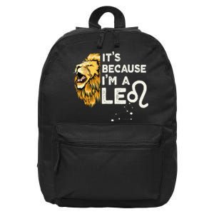 Im A Leo Zodiac Sign Astrology July August Birthday Leo 16 in Basic Backpack