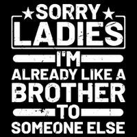 Im Already Like A Brother To Someone Else Sorry Ladies Funny Saying Hoodie