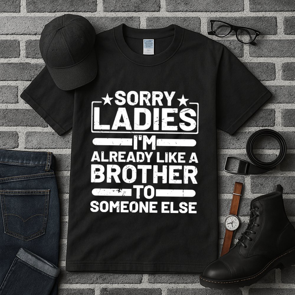 Im Already Like A Brother To Someone Else Sorry Ladies Funny Saying Tall T-Shirt