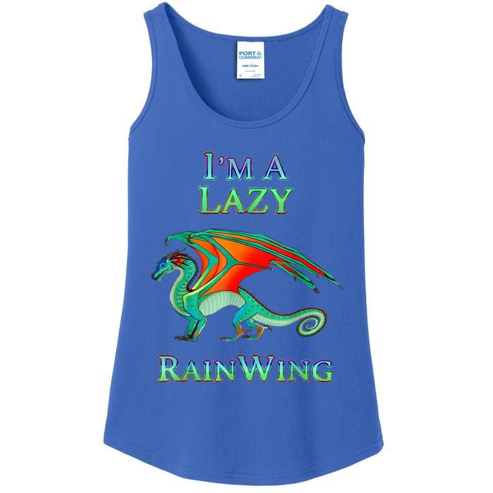 I Am Lazy Rainwing Ladies Essential Tank