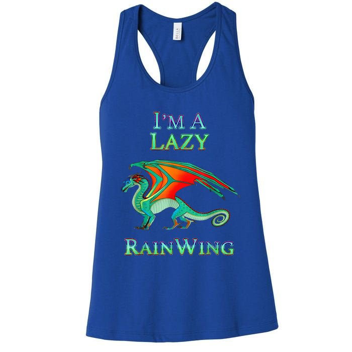 I Am Lazy Rainwing Women's Racerback Tank