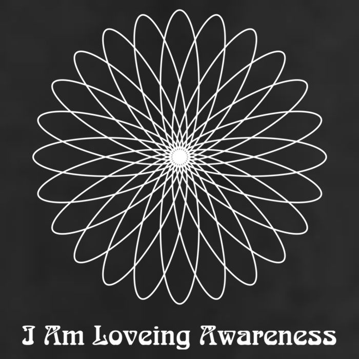 I Am Loving Awareness Ram Dass Teaching Tra And Dala Gift 7 Panel Mesh Trucker Snapback Hat