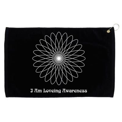 I Am Loving Awareness Ram Dass Teaching Tra And Dala Gift Grommeted Golf Towel