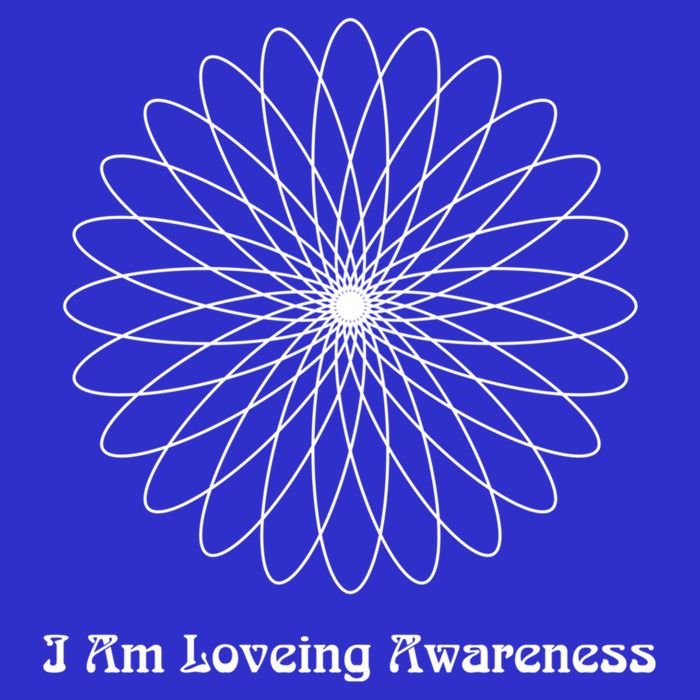 I Am Loving Awareness Ram Dass Teaching Tra And Dala Gift V-Neck T-Shirt
