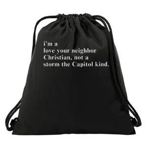 IM A Love Your Neighbor Christian Gift Drawstring Bag