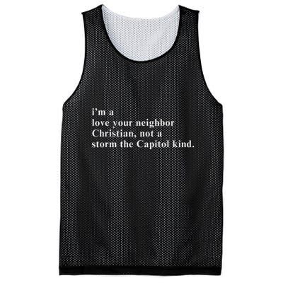 IM A Love Your Neighbor Christian Gift Mesh Reversible Basketball Jersey Tank
