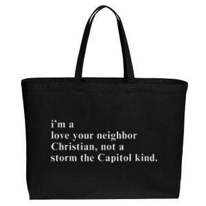 IM A Love Your Neighbor Christian Gift Cotton Canvas Jumbo Tote