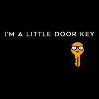 IM A Little Door Key Nerdy Bad Dorky Mom Dad Funny City Backpack