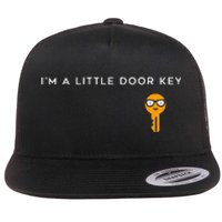 IM A Little Door Key Nerdy Bad Dorky Mom Dad Funny Flat Bill Trucker Hat