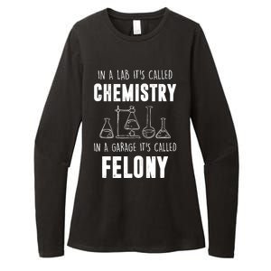 In A Lab ItS Called Chemistry Funny Chemist Womens CVC Long Sleeve Shirt