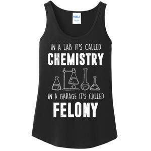 In A Lab ItS Called Chemistry Funny Chemist Ladies Essential Tank