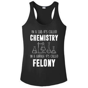 In A Lab ItS Called Chemistry Funny Chemist Ladies PosiCharge Competitor Racerback Tank