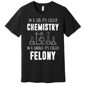 In A Lab ItS Called Chemistry Funny Chemist Premium T-Shirt