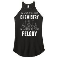 In A Lab ItS Called Chemistry Funny Chemist Women's Perfect Tri Rocker Tank