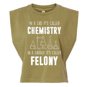 In A Lab ItS Called Chemistry Funny Chemist Garment-Dyed Women's Muscle Tee