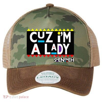 Im A Lady 90s Black Sitcom Lover Urban Clothing Legacy Tie Dye Trucker Hat