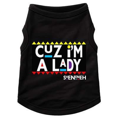 Im A Lady 90s Black Sitcom Lover Urban Clothing Doggie Tank