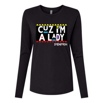 Im A Lady 90s Black Sitcom Lover Urban Clothing Womens Cotton Relaxed Long Sleeve T-Shirt